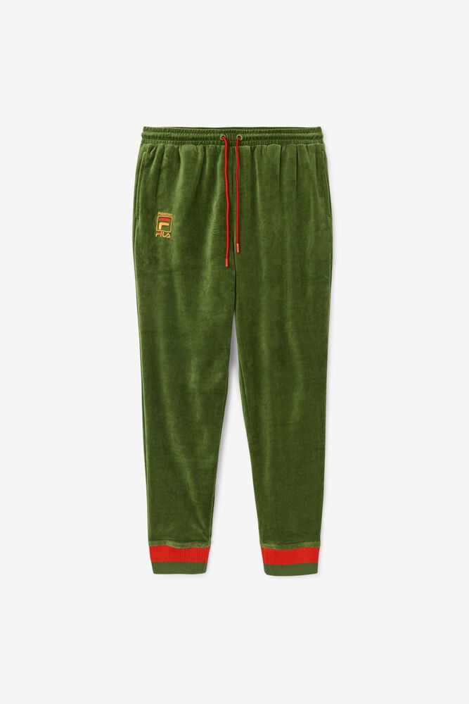 Fila Pants Mens Green - X Paterson Velour - Philippines 6127043-VW